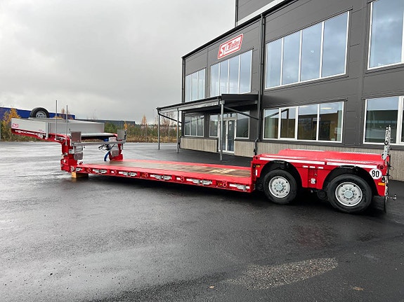 MAX510 , 2-axlad låglastande , maskintrailer , pendelaxlar 3 of 5