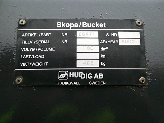 Beg Huddig Grusskopa 2550mm Stora BM Fästet 6 of 6