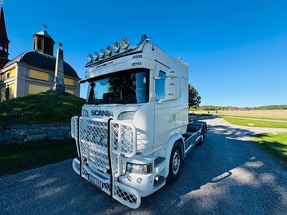 Scania R520 V8 6x2 Lastväxlare Styrbar boggie 8 of 12