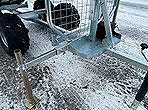 Timmervagn med kran och insatsflak 5 of 9