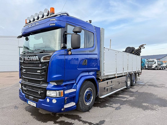KRANBIL SCANIA R520 V8 FULLUTRUSTAD LÅGMIL