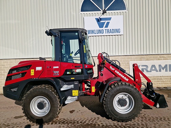 Yanmar V100-5 / 6tons lastmaskin / 36km / Lastdämpare / A/C 7 of 11