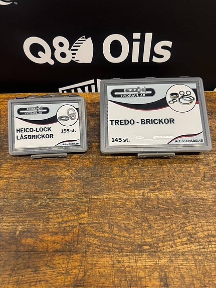 Sortimentlådor Tredobrickor & Låsbrickor