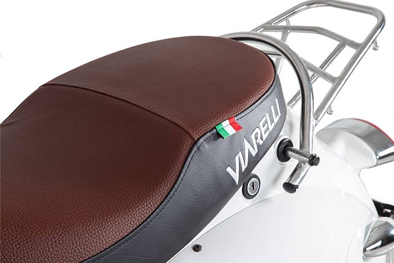 Moped Viarelli Retro Klass 1 Vit | Kampanj 9 of 12