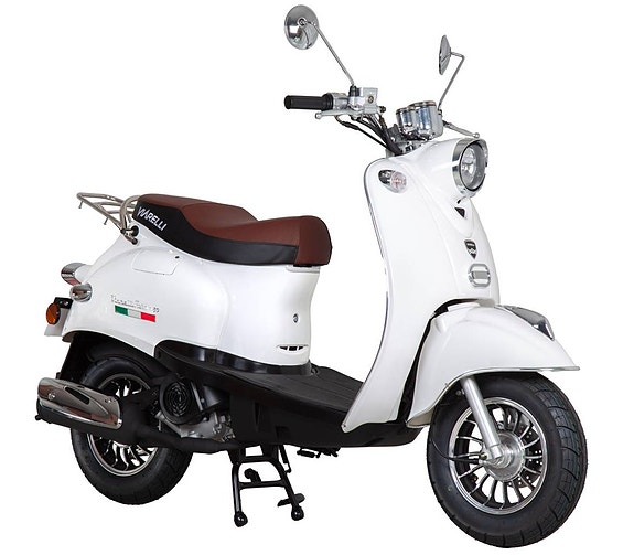 Moped Viarelli Retro Klass 1 Vit
