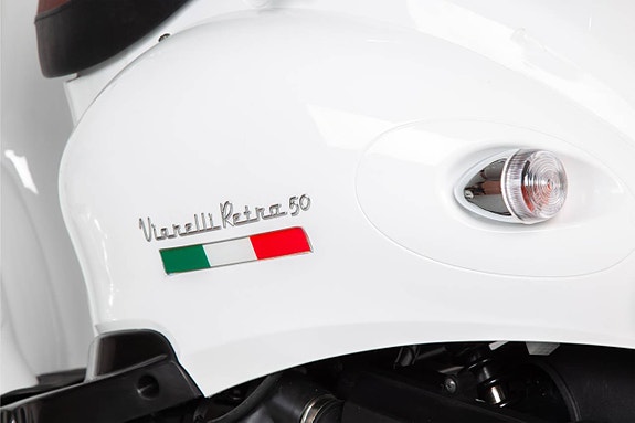 Moped Viarelli Retro Klass 1 Vit | Kampanj 7 of 12