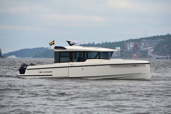 Saxdor 340 GTWA (2026) 2x Mercury 300 V8. OMG LEVERANS