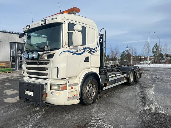 SCANIA lastväxlare med plogutrustning