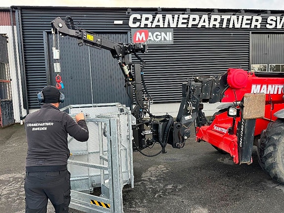 Manitou Personkorg m. Vinsch, teleskoplastare
