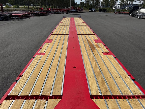 Hakarps - ROJO 4 axlad 18,5m rak trailer, styrning axl 2,3,4 12 of 12