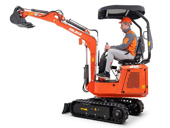 Deleks M80 minigrävare 0.85 ton, Briggs&Stratton motor