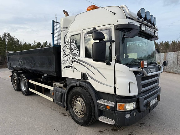 Scania P400 6x2*4 schakt/ tipp bil 2 of 10