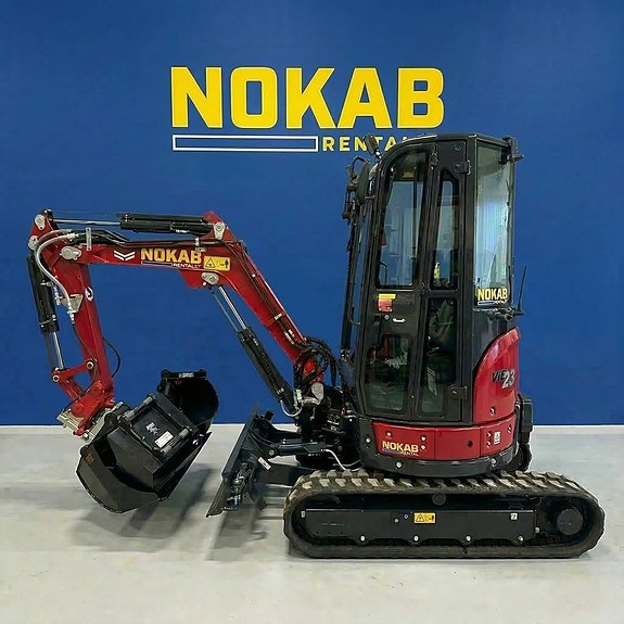 Yanmar ViO23-6 Minigrävare Uthyres NOKAB RENTAL