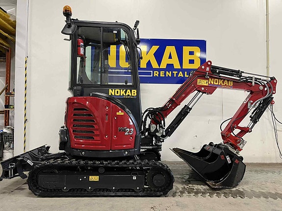 Yanmar ViO23-6 Minigrävare Uthyres NOKAB RENTAL 2 of 4