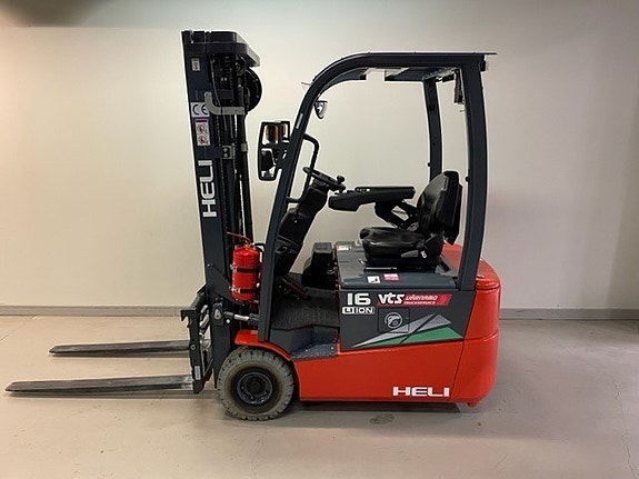 Heli 1,6T Triplex 4,8m Hagaberg gaffelvagn