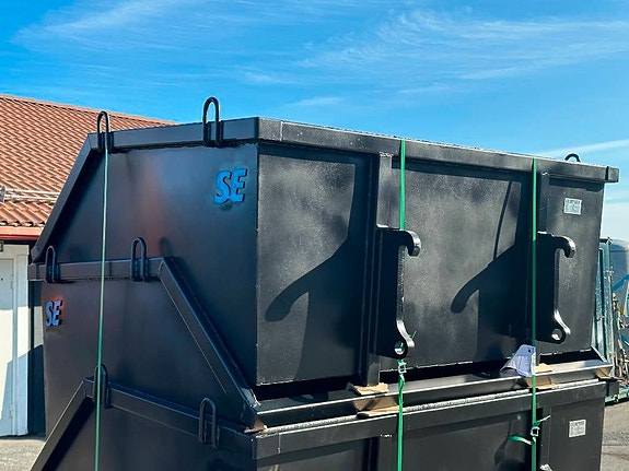 SE Equipment  2m3 Trima sms fäste Soplåda sopcontainer conta 3 of 4