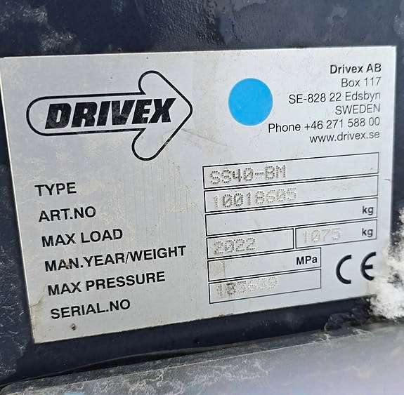 Drivex Sandspridarskopa 4 m3, Drivex SS40 3 of 3