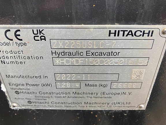 Hitachi ZX 225 US LC 8 of 8