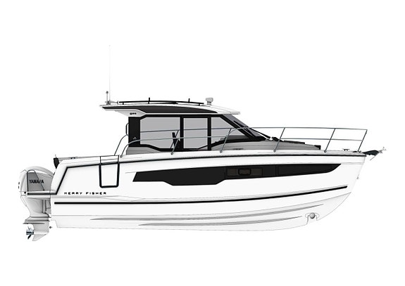 Jeanneau MF 895 Ser 2 Nyhet 2025 2 x Yamaha F200 XSA2 elstyr 7 of 8