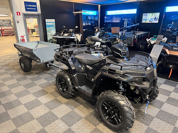 Polaris Sportsman 570 Eps SE Black ed "T3b Vagn eller plog på köpet "