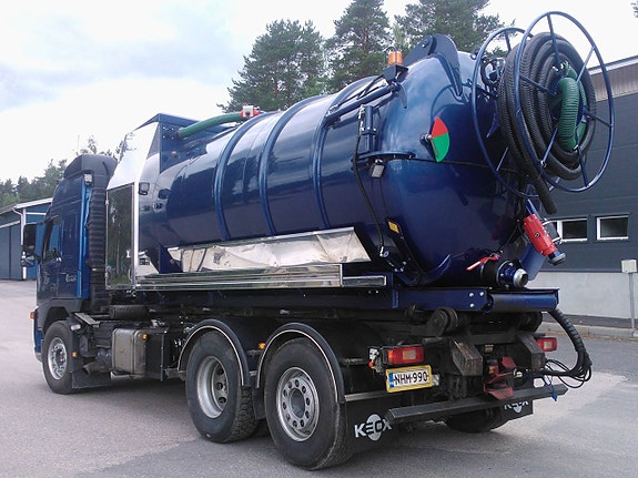 Slamsugare på lastväxlare