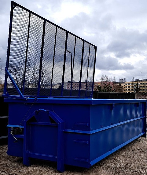 SISU-Containrar med nättak vajerspel 3 of 6