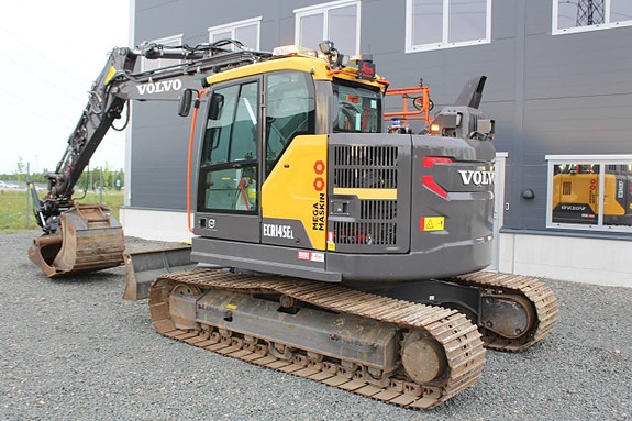 Uthyrning Bandgrävare Volvo ECR145 EL med GPS