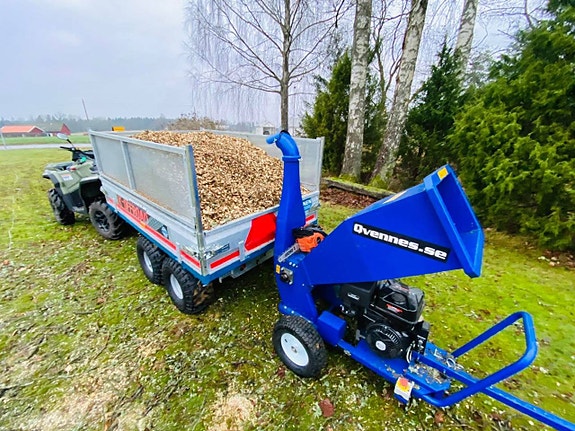 Populär Flismaskin 15hk elstart