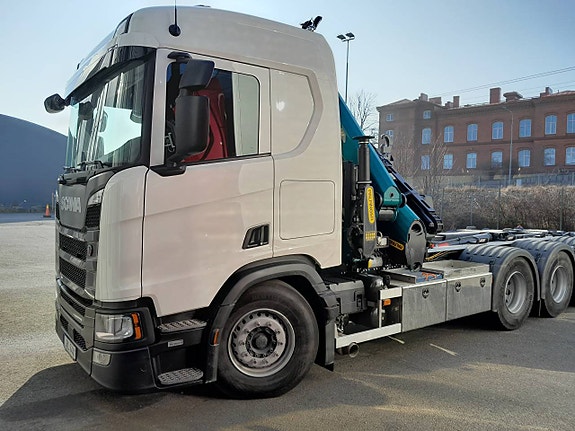 Helt ny Scania R500 Palfinger kran o växlare