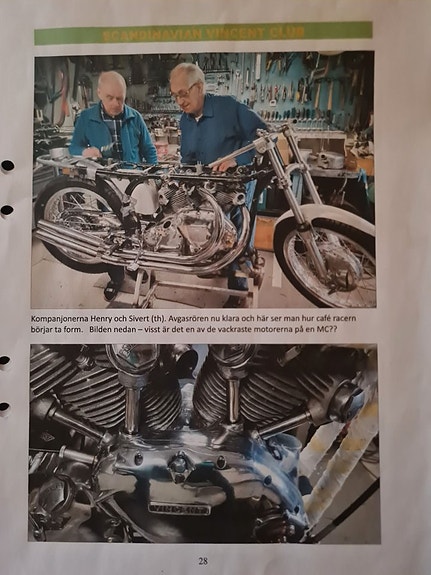 NORTON Norvin / Vincent 1000cc Cafe racer 23 of 27