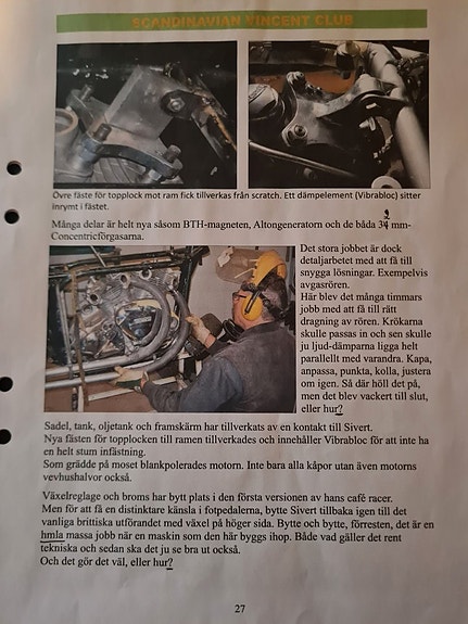 NORTON Norvin / Vincent 1000cc Cafe racer 22 of 27
