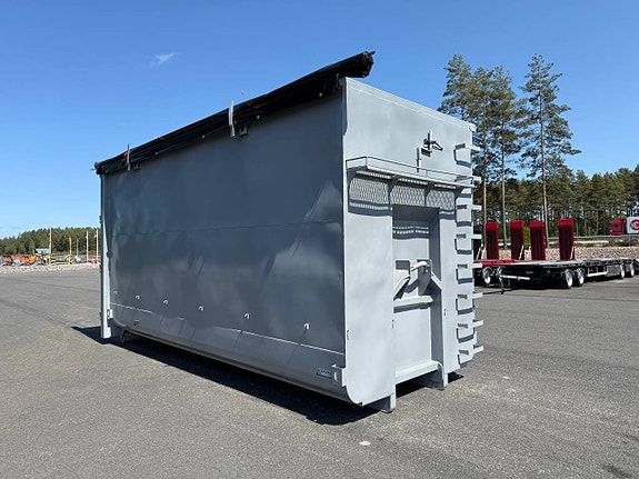 Hakarps - 40m3 flisflak i hardox 450 med rulltäckning 7 of 8