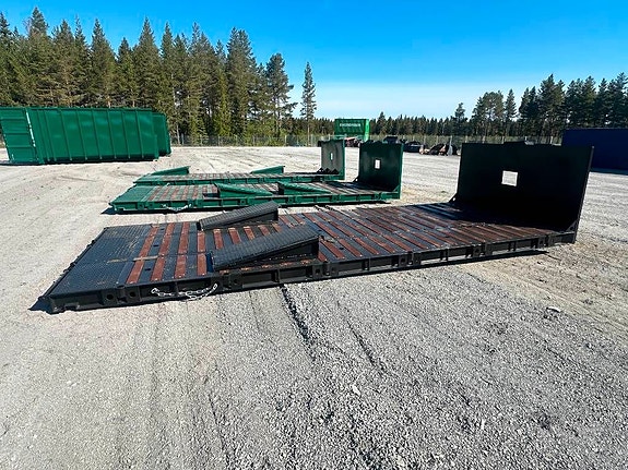 Lastväxlarflak Maskinflak 6,5m med lösa ramper 2 of 5