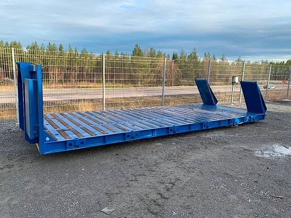 Lastväxlarflak Maskinflak 6,5m med lösa ramper 6 of 7