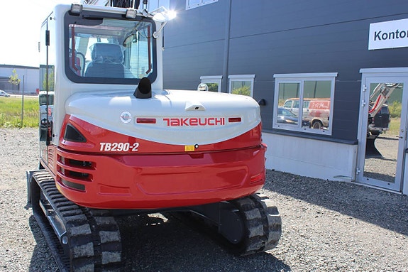 Färdig för lev. Ny Takeuchi TB290-2 med knäckbom 5 of 12