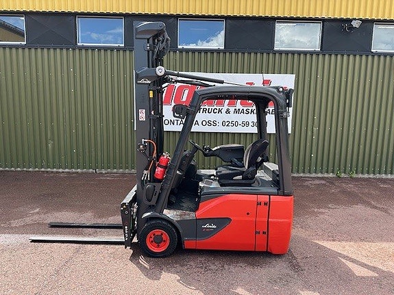 Motviktstruck Elektrisk, Linde E16 med våg, 6 m lyfthöjd