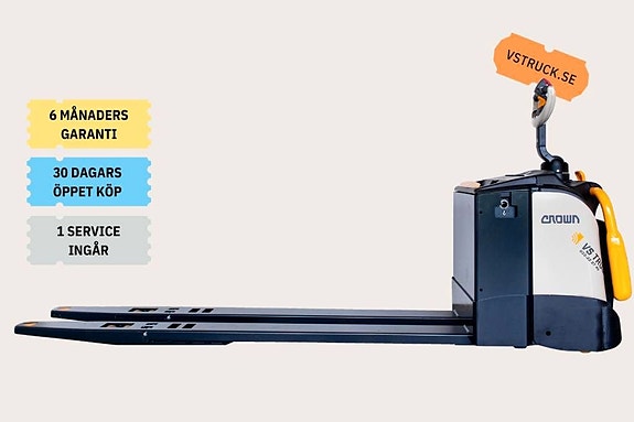 Crown NY låglyftare med 2,4m gafflar, WT 3060