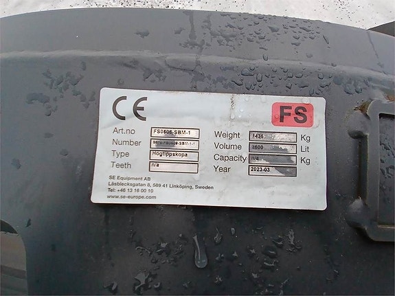 SE Agri SE Equipment FS 2,5 kubik 5 of 5