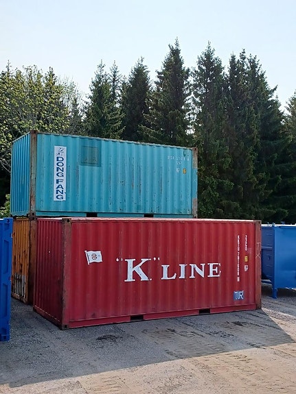 Nya och begagnad 20fots container