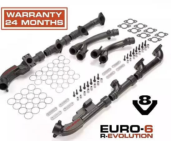 Förstärkta grenrör för Scania V8 Euro 5/6 730hk