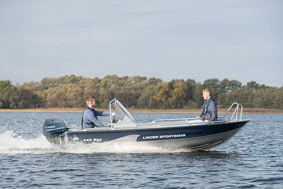 Linder Sportsman 445 Max ny -23 Yamaha F30 BETL GPS 9"