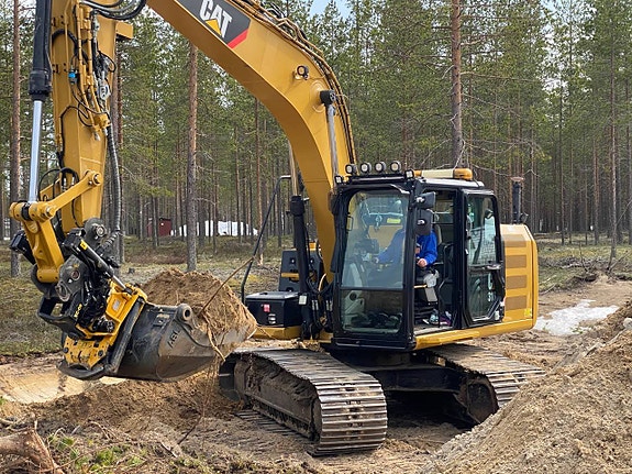 Uthyres / säljes Grävare Cat 316EL 5 of 7