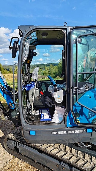 Minigrävare 3 ton Nya Rippa R32 PRO AC, med nya hytten. 7 of 12