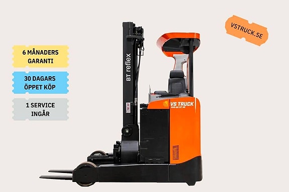 BT RR E 200, Skjutstativtruck m lyfthöjd om 5700mm