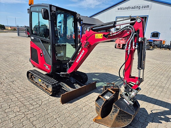 Begagnad Yanmar SV19 / Breddbart underrede / 2t grävare