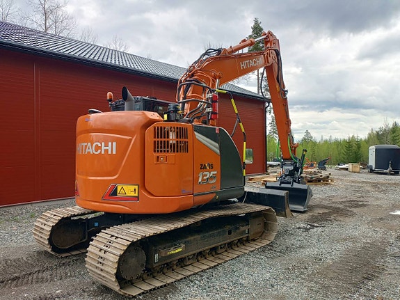 Hitachi ZX135US-7 Engcon EC214 m grip Knäckbom