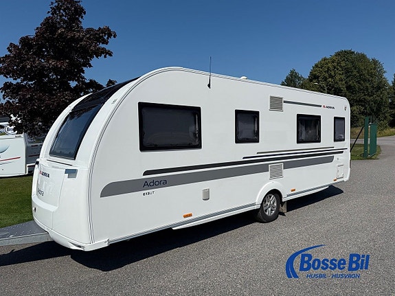Adria Adora 613 UT * ALDE * Dubbelsäng * överslaf * Tält