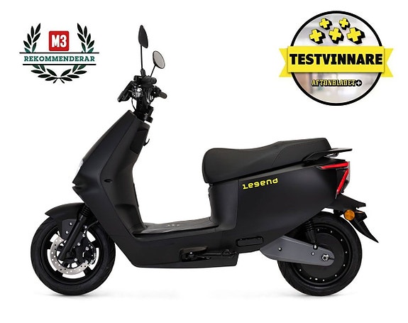 Kanonpris - Drax Legend 25km/h Mattsvart - NY