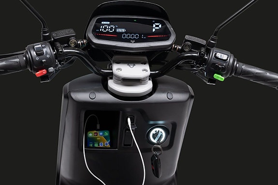 Sista X:et - Elmoped NIU NQi Sport Mattblå - NY 6 of 6