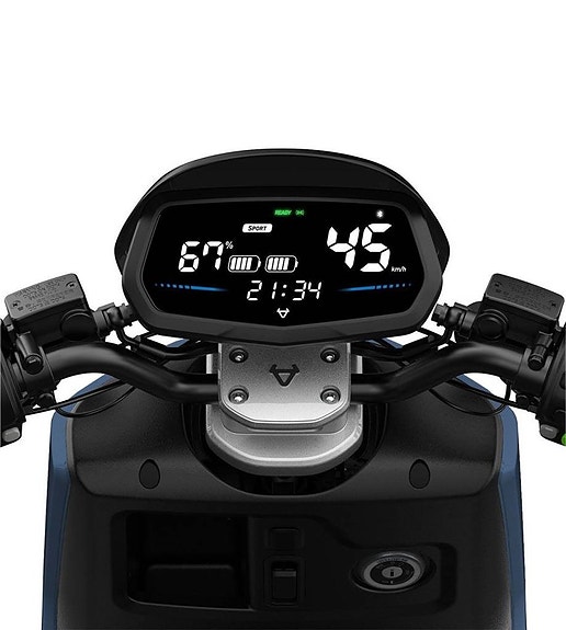 Sista X:et - Elmoped NIU NQi Sport Mattblå - NY 5 of 6